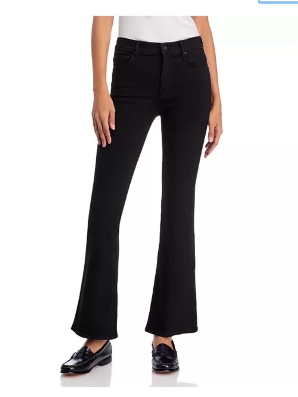 Mother Brand Black Flare Jeans
